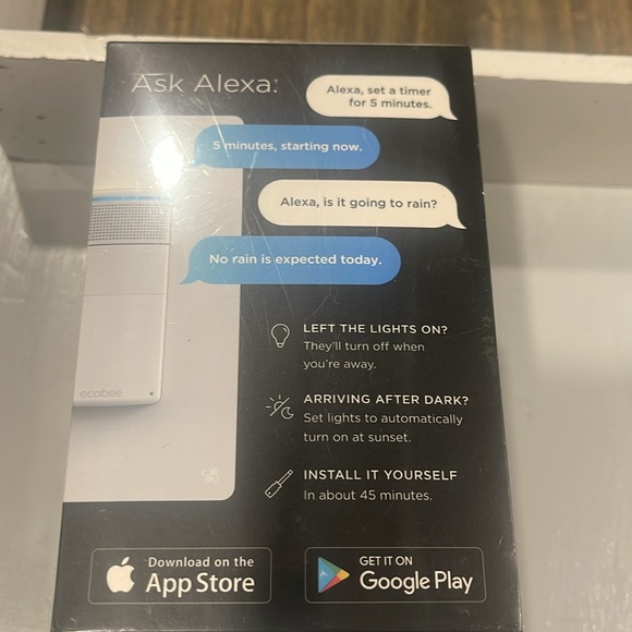 Brand new ecobee switch+ smarter light switch with built in Amazon Alexa - Picture 2 of 3